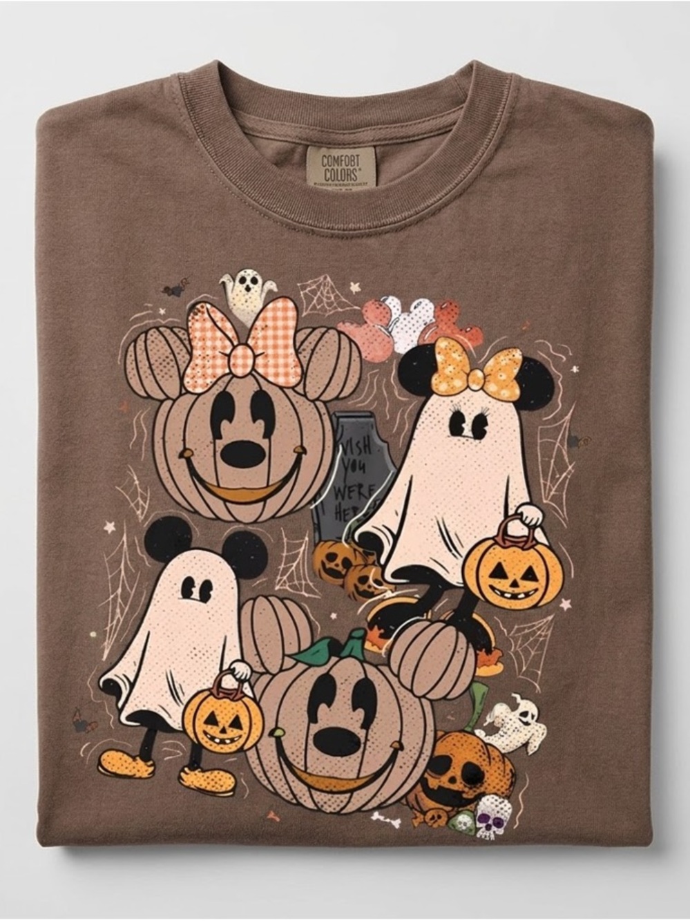 Mickey Minnie Halloween Couple Shirts - Picture 3 of 3
